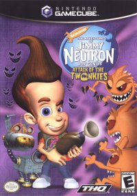 Jimmy Neutron Attack of the Twonkies PAL Gamecube PAL box art
